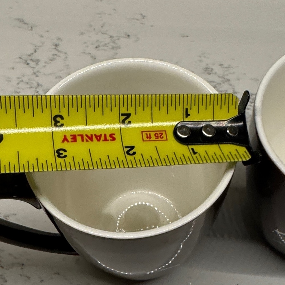 Chic Brown Mugs with Artistic Silhouette - Picture 6 of 6
